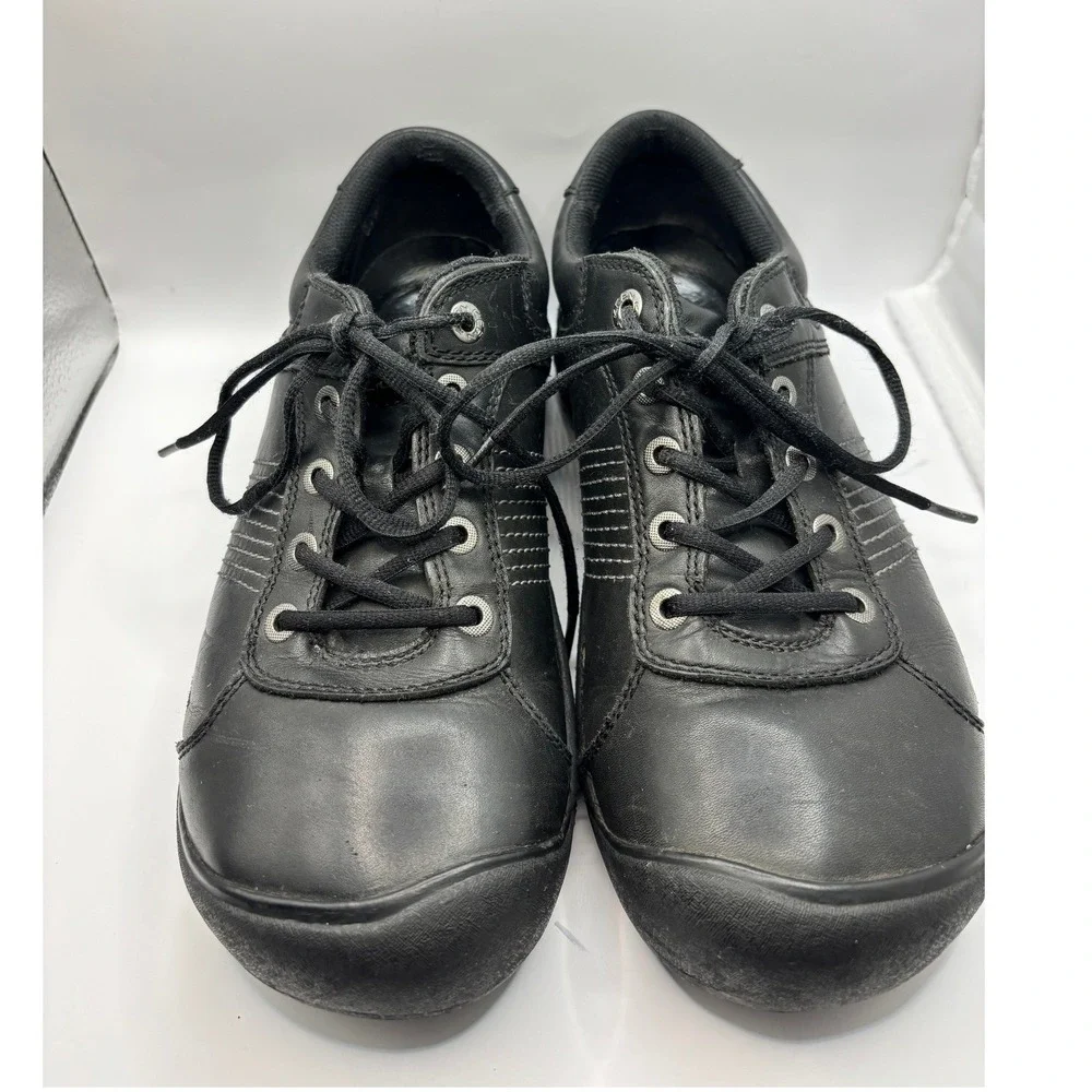 KEEN Finlay Men's Shoes Leather Athletic Hiking Outdoors - Size 11.5 Black
